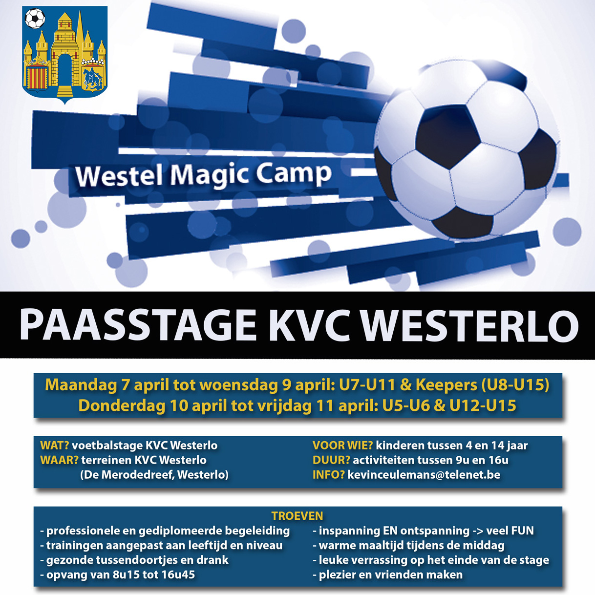 Voetbalkamp KVC Westerlo